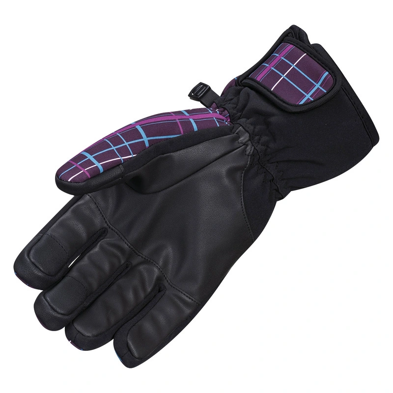 Customized Printing Softshell Fabric Windproof Winter Sports Gloves with Touch Screen Fingertips