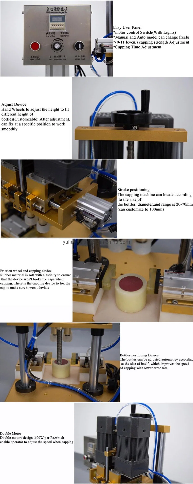 High Speed Capping Machine for Pumps Soap Cap