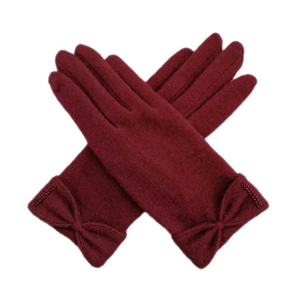 Women Winter Cute Custom Fashion Wool Gloves