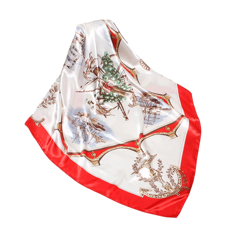 Fashion Print Satin Wholesale Square Scarves