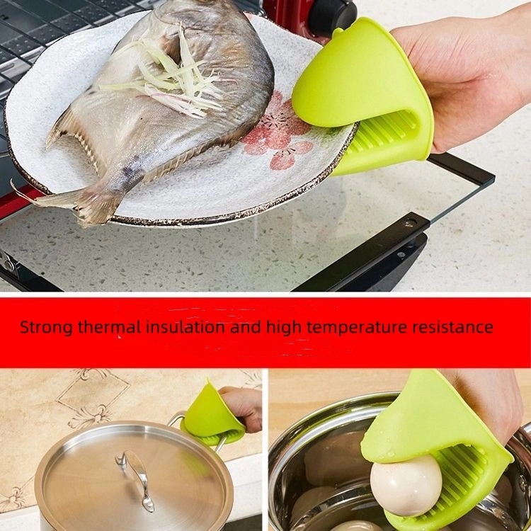 Mini Silicone Pinch Mitts, Slip Resistant Heat Resistant Anti-Scald Gloves Silicone Oven Mitt