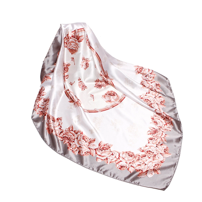 Fashion Print Satin Wholesale Square Scarves