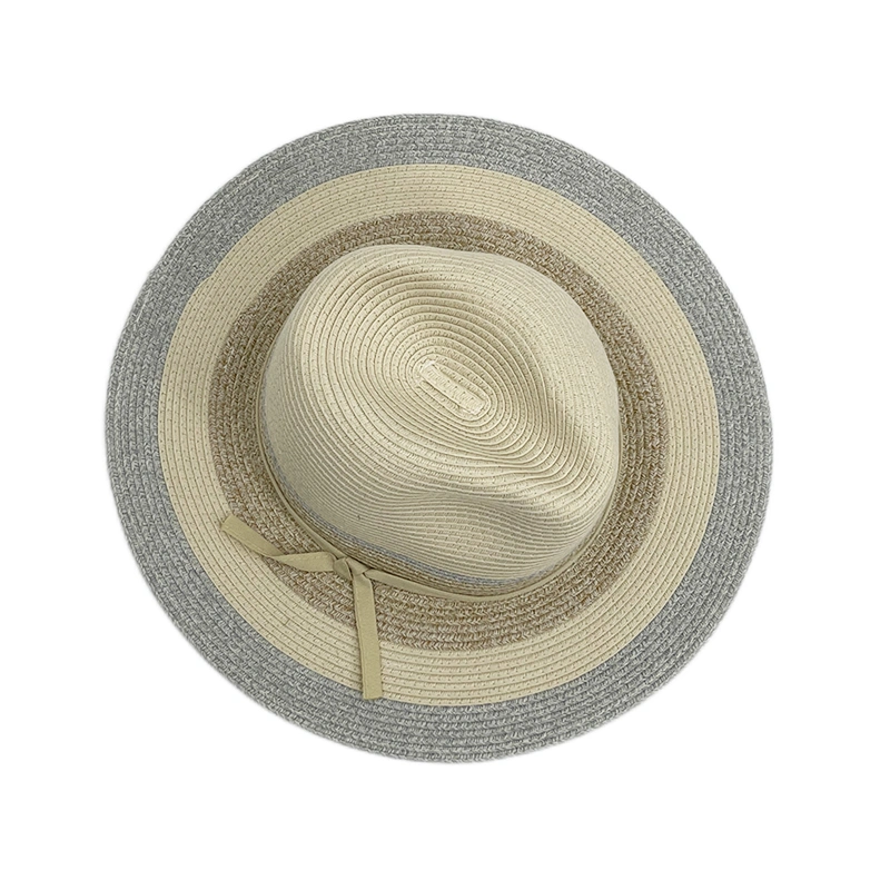 Colourful High Quality Oversized Sun UV Protection Personalized Floppy Panama Straw Hat Manufacturer