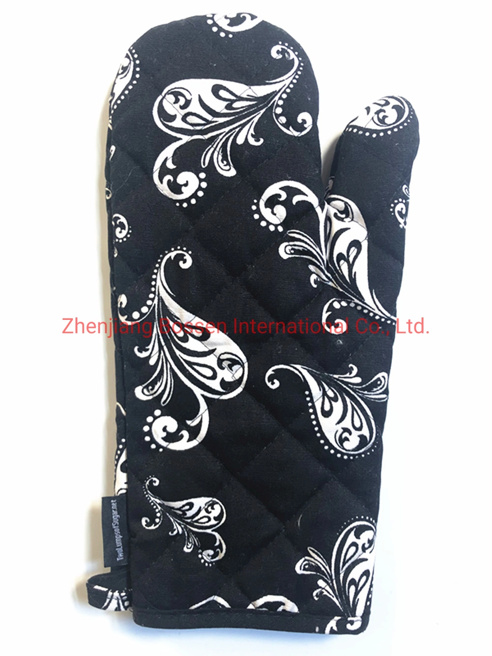 OEM Custom Print Polyester Cotton Oven Mitts Glove Oven Mitten