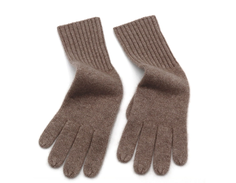 Autumn Winter Thick Warm MID Length Women &amp; Men Wool Cashmere Gloves