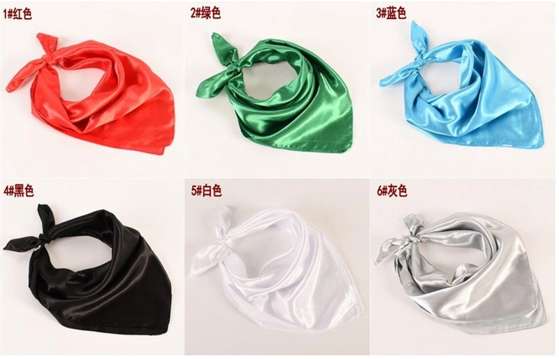 Simple Women&prime; S Silk 60cm Small Square Scarf Wholesale