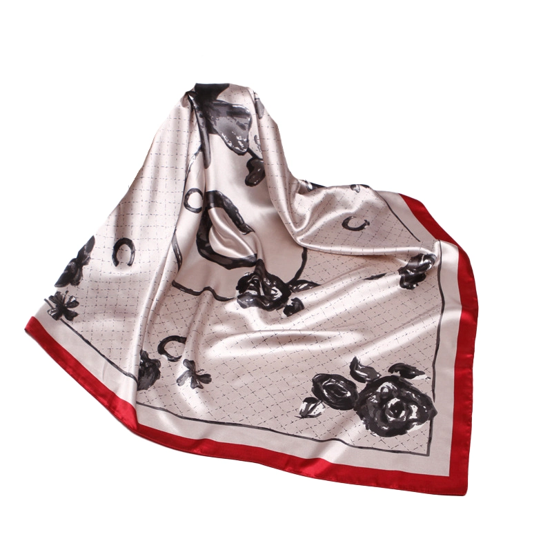 Fashion Print Satin Wholesale Square Scarves