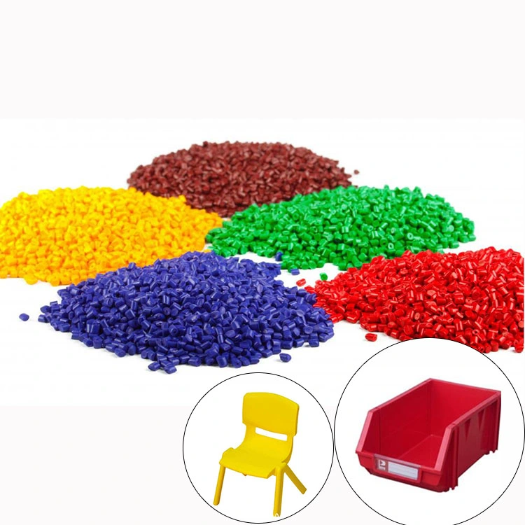 Yellow ASA/ABS/PE/PS/PA/PC High Quality Plastic Pigment Granule Masterbatch for Extruded