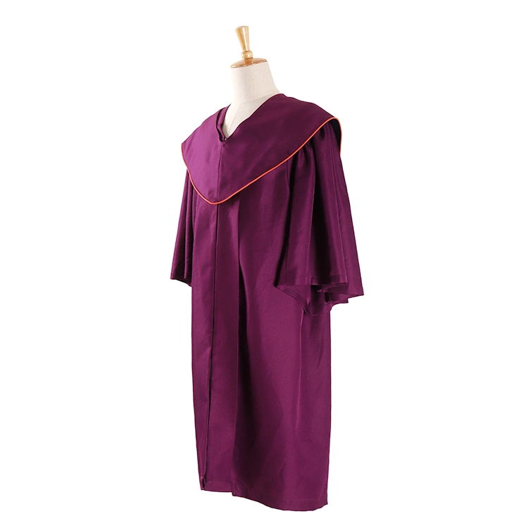 Wholesale Cheap Maroon Matte Graduation Gown and Cap