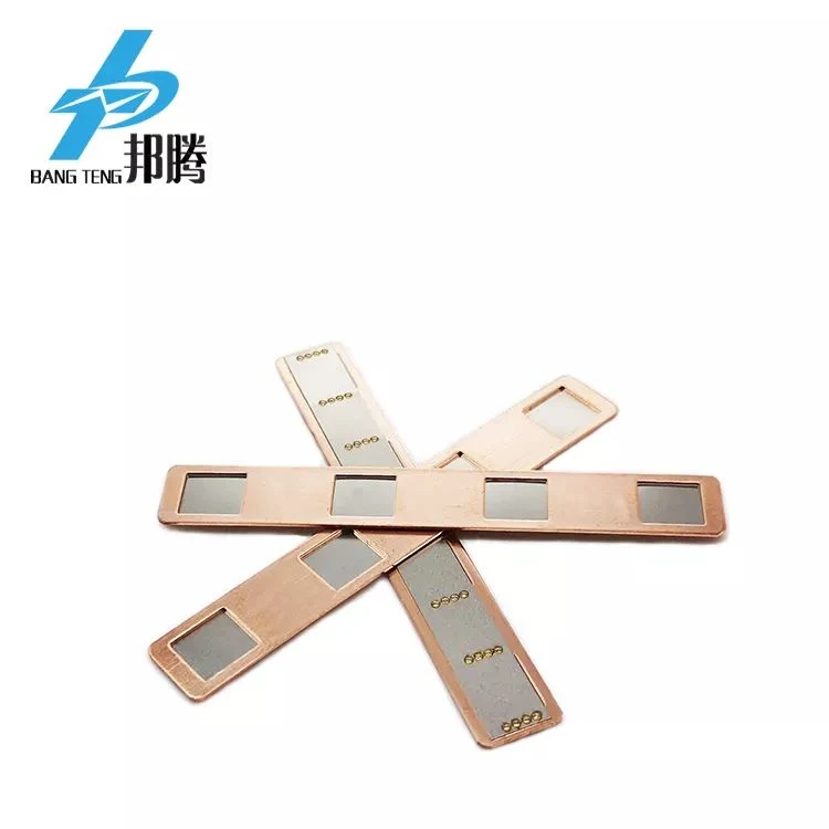 Custom 4p 18.5mm Spacing Tin Plated Copper Busbars 18650 Battery Connector Copper Plated Strip Copper Nickel Sheet for Lithium Battery