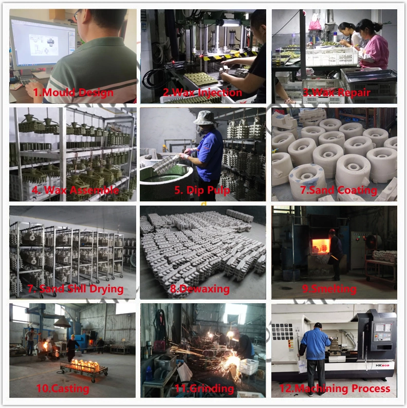 Custom Design Professional Precision Lost Wax Investment Casting Prototype