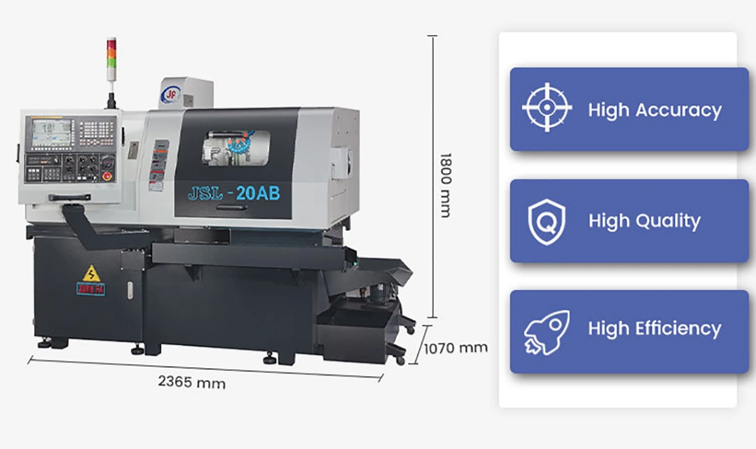Light Duty High Speed 7 Axis CNC Swiss Automatic Lathe Machine for High-Precision Processing (JSL-20AB)