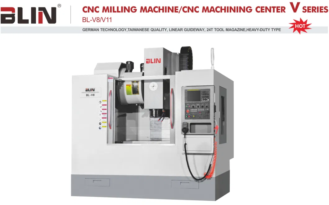 Metal CNC Milling Machine Price with Tool Change (BL-V8/V11)