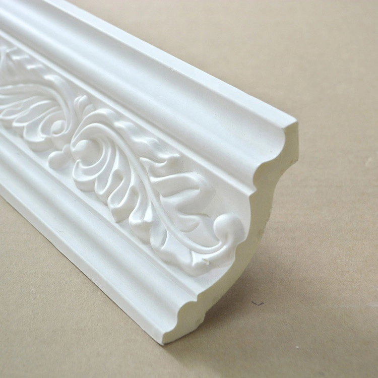 Architectural Urethane Polyurethane Carved Crwon Moulding 102mm Cornice