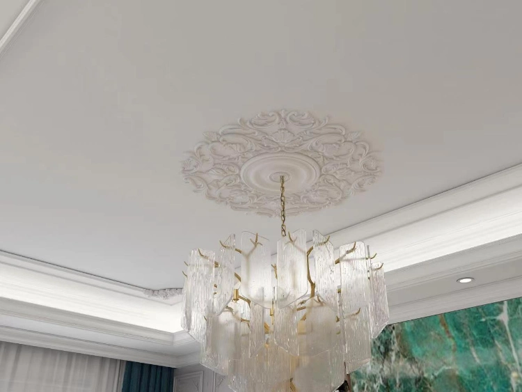 Modern Design Polyurethane Ceiling Veneer Accessories Safe and Eco-Friendly PU Decorative Molding