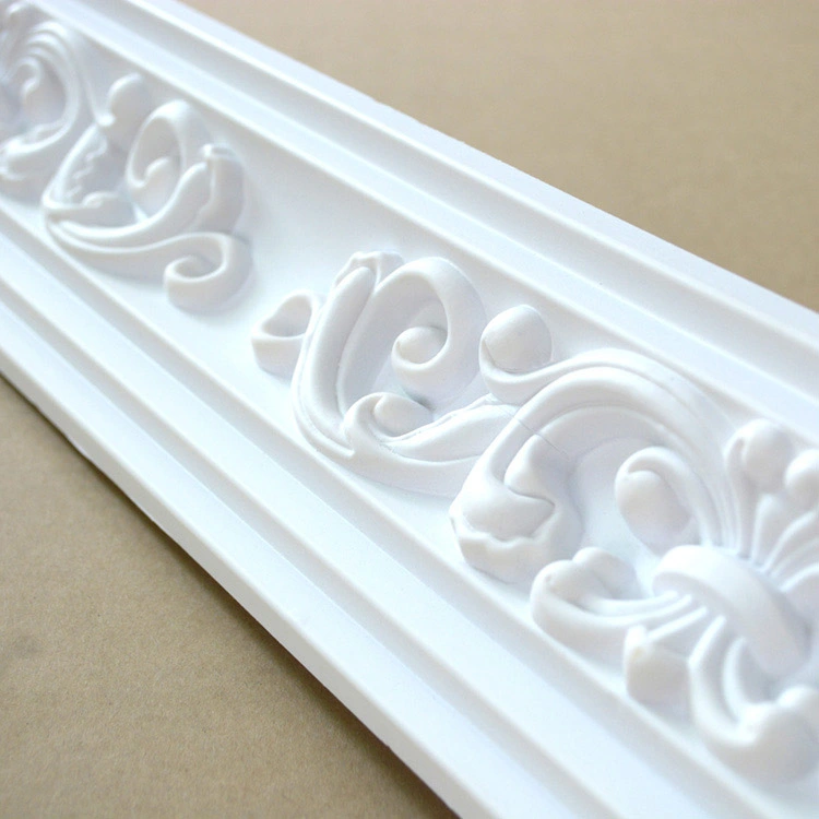 Architectural Urethane Polyurethane Carved Crwon Moulding 102mm Cornice