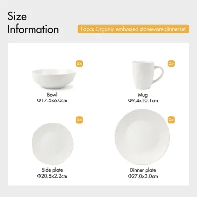 Factory Wholesale Restaurant Glazed Dinner Plate Set Hotel Ceramic Tableware Crockery Dish Sets