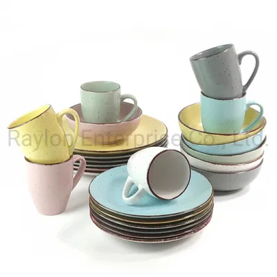 New Design Dinnerware Plates and Bowl Tableware Sets Restaurant Hotel Home Crockery Dinner Set