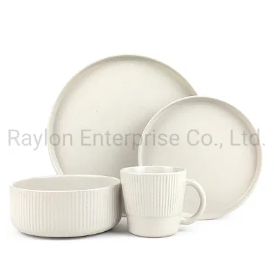  Factory Price Ceramic White Plates Nordic Porcelain Plate Set Dinnerware Crockery Dished Set Bowl Set Dining Tableware