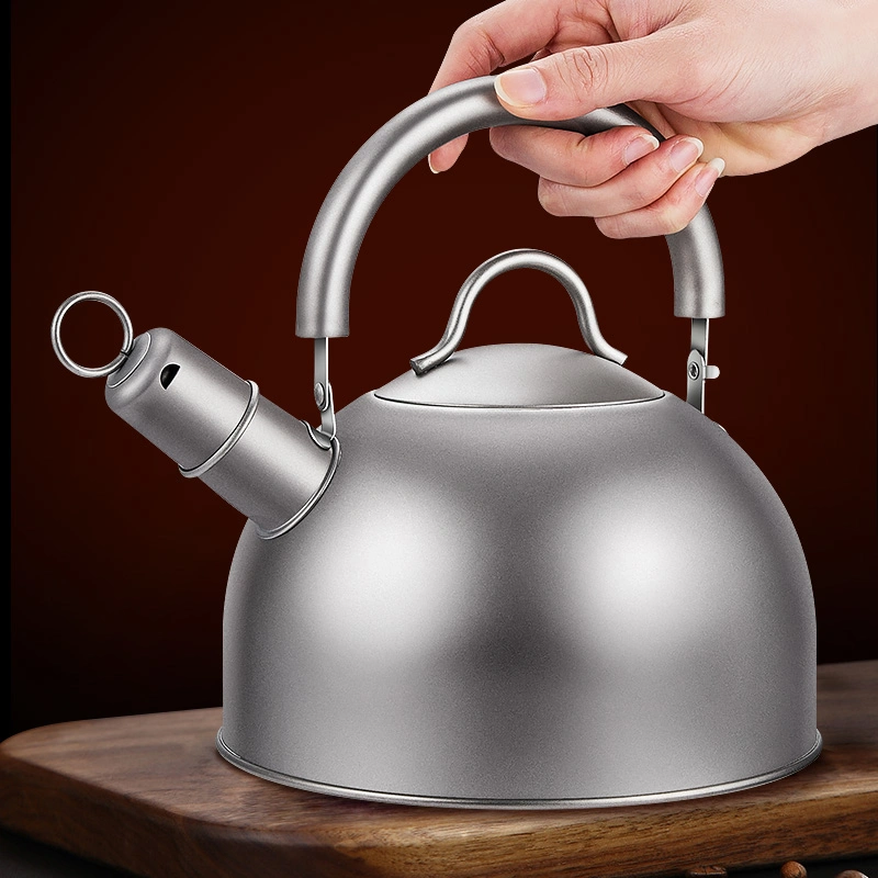 New Arrival Outdoor Picnic Camping Pure Camping Pot Hiking Water Kettle Cookware Ultralight Titanium Lunch Box