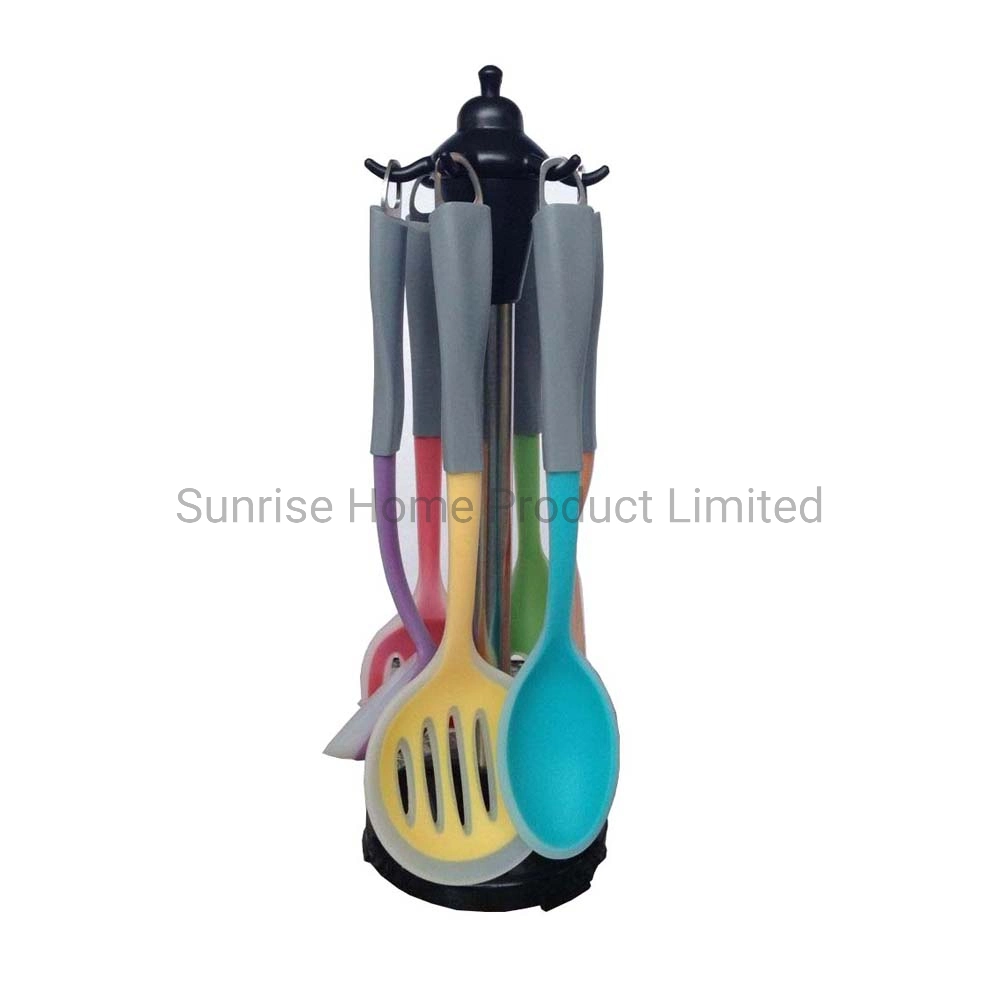 Unique Designed Set of 7 PCS Silicone Kitchen Tools (KTS096)