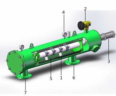 Automatic Screen Self Cleaning Strainer for Cooling Water Full Filtration