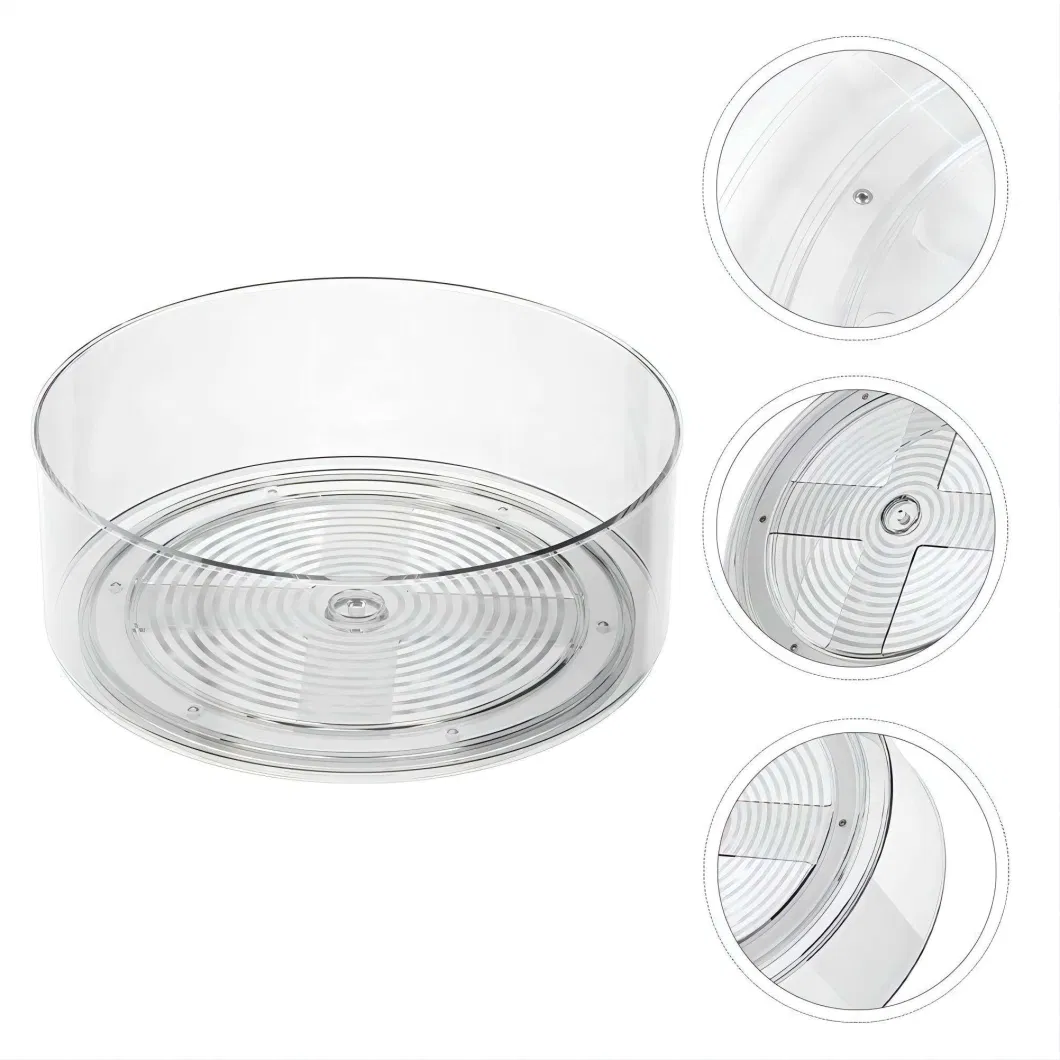 a Mazon Hot Selling Small Size Pet Lazy Susan Kitchen Cosmetics Bathroom Storage Multifunctional Organization