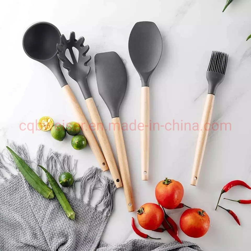 Home and Kitchen Accessories Spatula Silicone Cooking Utensils Cooking Set