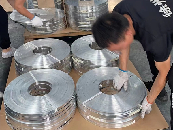 Aluminum Cold Rolled Sheet Metal Alloy Narrow Width Aluminium Strip Coil Cutted Material