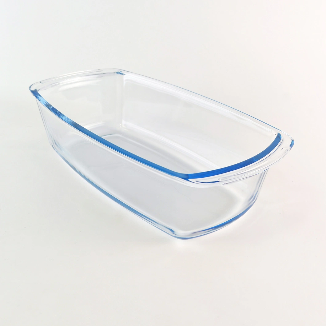 Heat Resistant Bakeware Borosilicate Glass Ovenware Kitchen Oven Deep Baking/Roasting/Serving Loaf Cake Pan