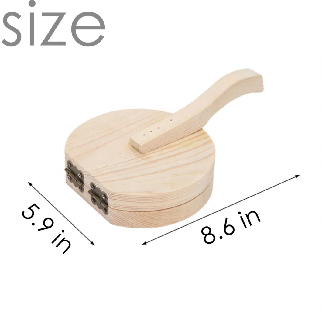 Wooden Dough Presser Skin Press Dumpling Wrapper Making Mold Kitchen Gadget Baking Pastry Tool