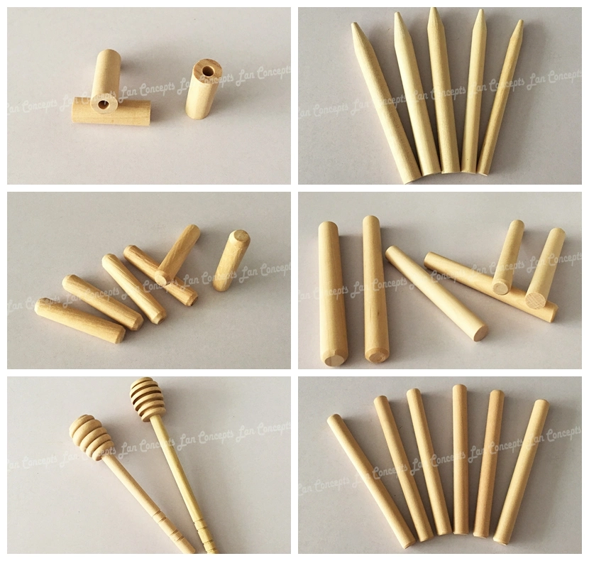 Wholesale Wood Honey Stick Honey Stir Bar Kitchen Tools Hot Sale Wooden Dipper