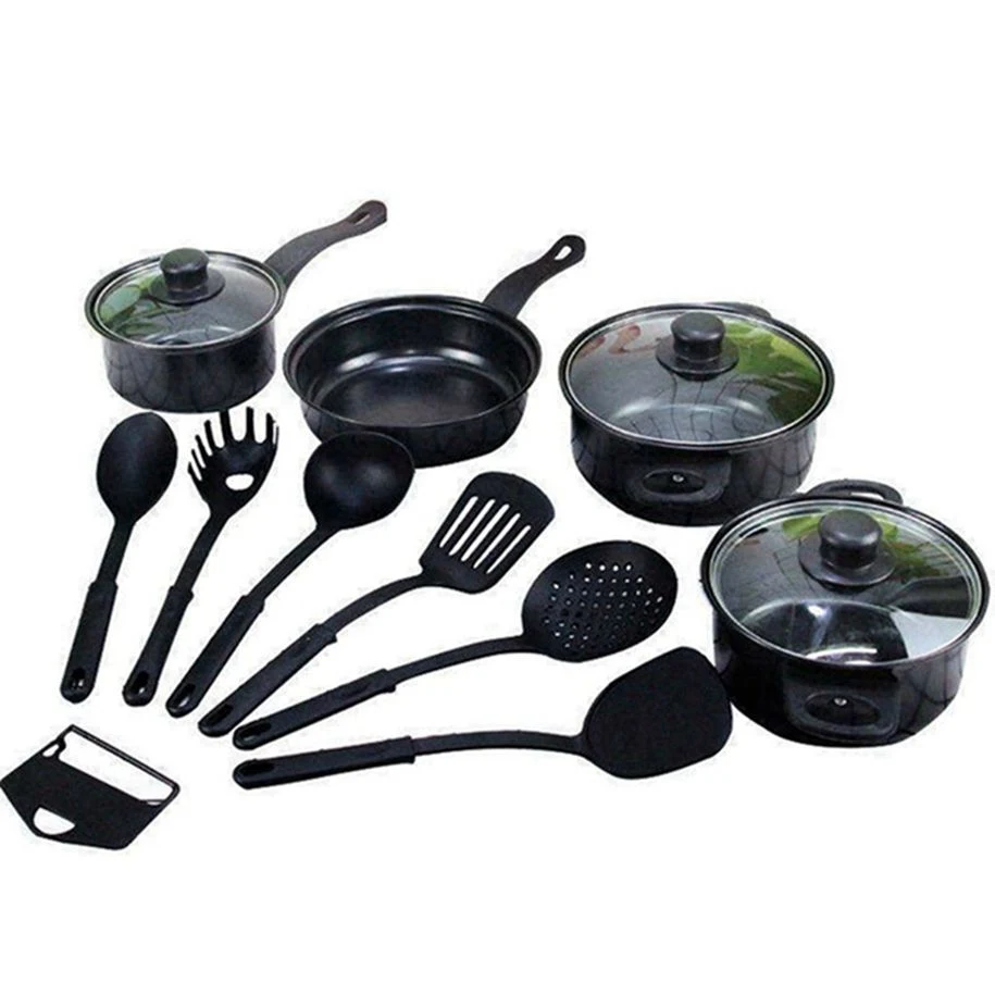 13 Piece to Stainless Steel Nonstick Cookware