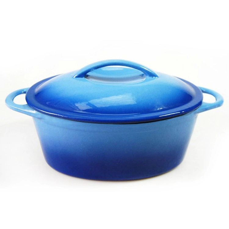 Hot Sale Oval Cast Iron Stockpot Casserole Dish