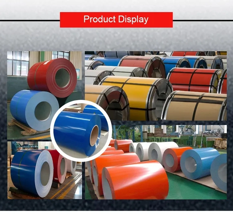 Supplier Hot Dipped Colour Roll Prepainted Galvanized Color Coated PPGI PPGL Aluminum Roofing Steel Coil Construction Material