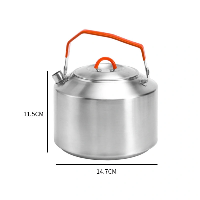 Hot Selling Stainless Steel Cookware Set Portable Kitchenware Outdoor Camping Picnic Casserole Pots and Pans Set