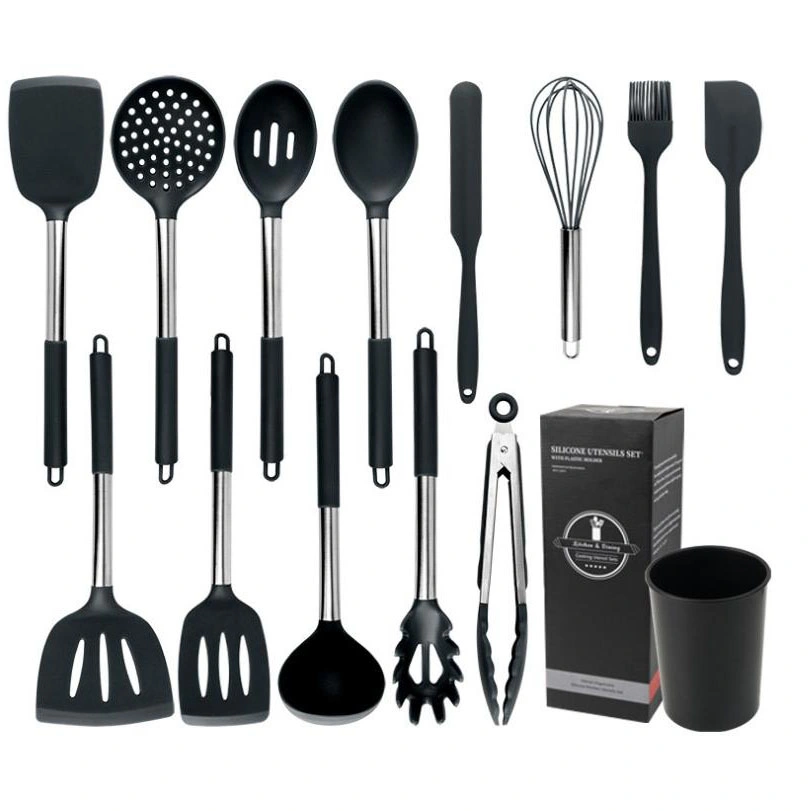 14 PCS Silicone Cooking Utensils Kitchen Baking Utensil Set Kitchen Gadgets Tools Set