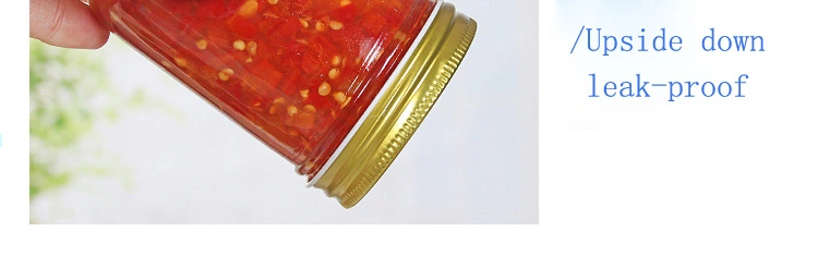 Creative Food Storage with Metal Lids Glass Jar