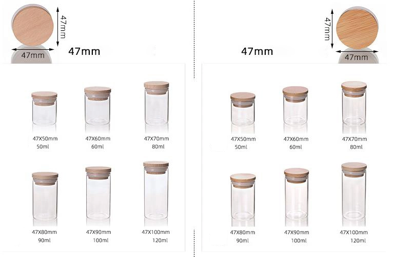 Mini Size Jar Glass Packaging Spice Jars Borosilicate Jar