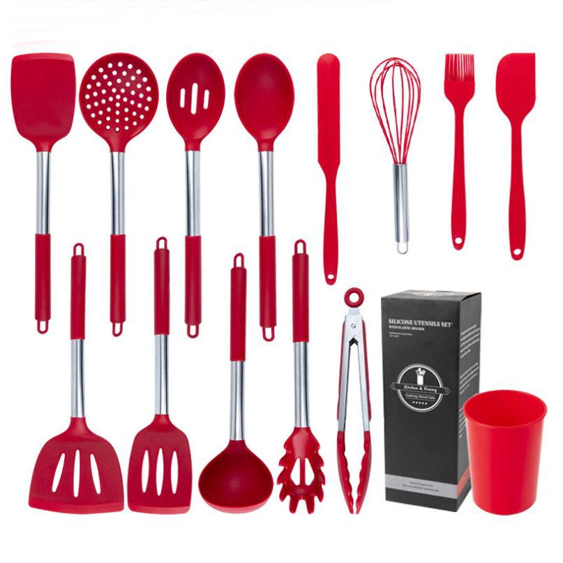 14 PCS Silicone Cooking Utensils Kitchen Baking Utensil Set Kitchen Gadgets Tools Set