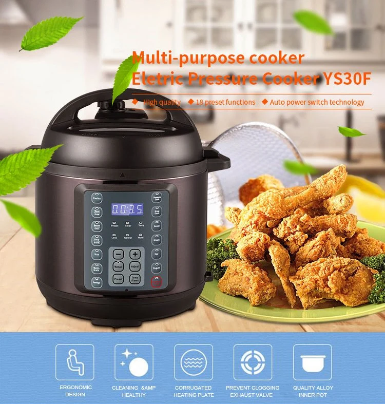 3 Liters Stainless Steel Inner Pot Electric Pressure Cooker