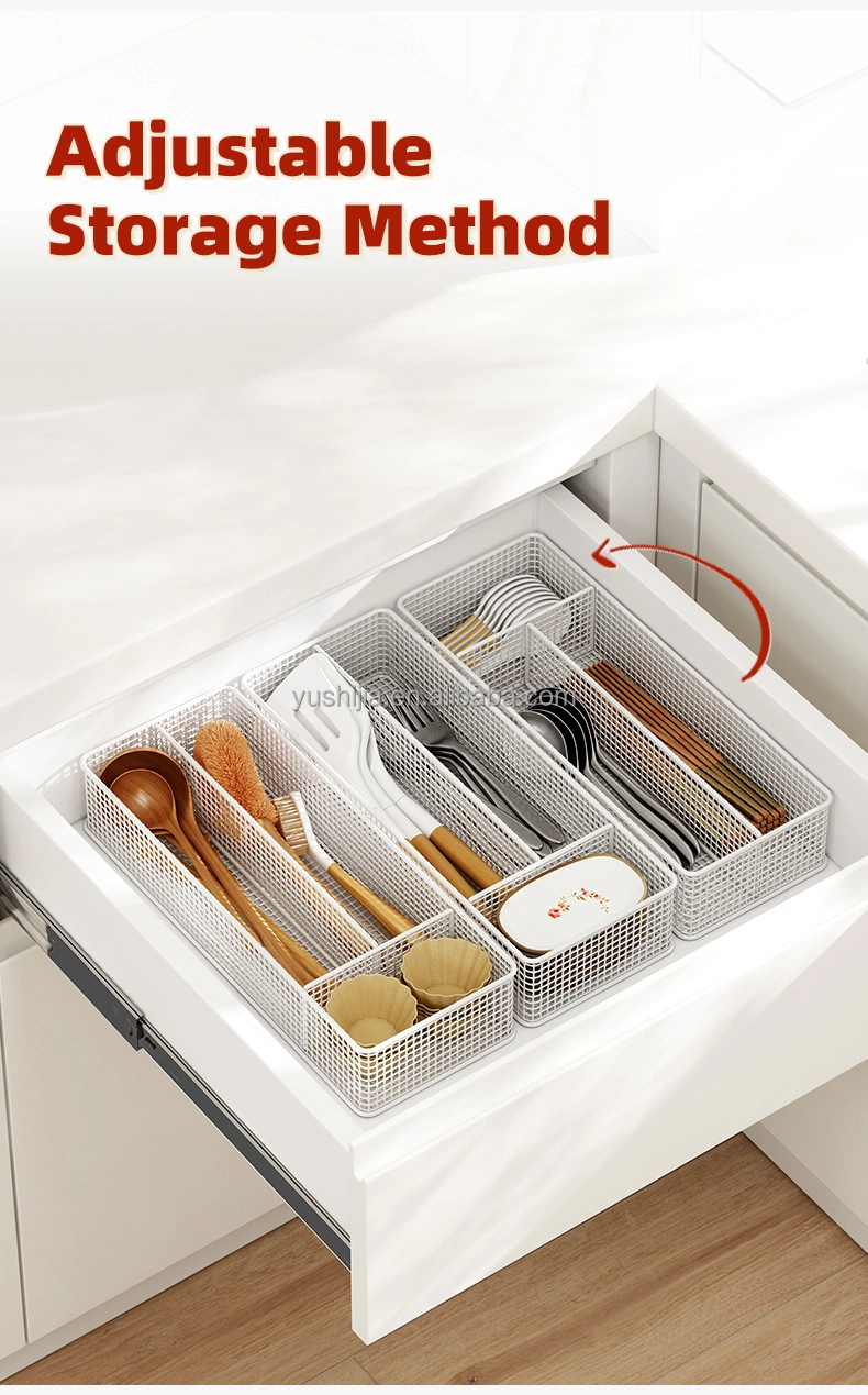 Cutlery Storage Tableware Organizer Drawers &amp; Cabinet Organizers