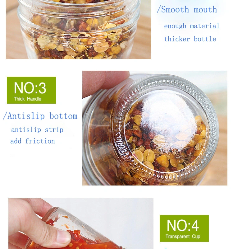 Creative Food Storage with Metal Lids Glass Jar