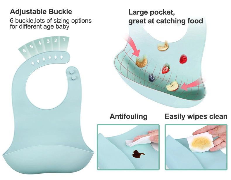 Wholesale Baby Eating Food Plates and Bowls Set Silicone Feeding Set for Baby