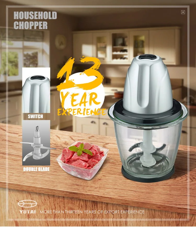 Multifunctional Household Food Blender Mini Electric Kitchen Appliance Meat Vegetable Garlic Onion Food Chopper