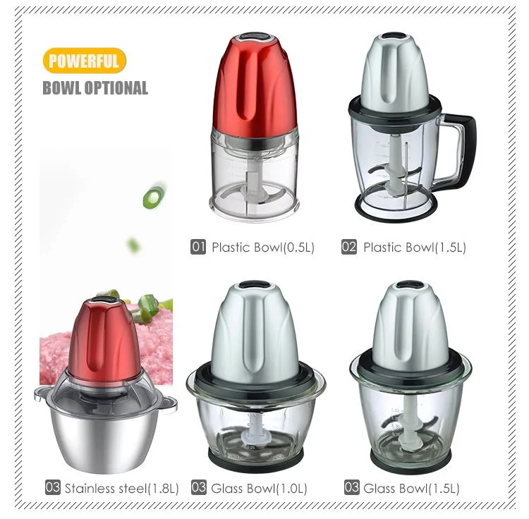 Multifunctional Household Food Blender Mini Electric Kitchen Appliance Meat Vegetable Garlic Onion Food Chopper