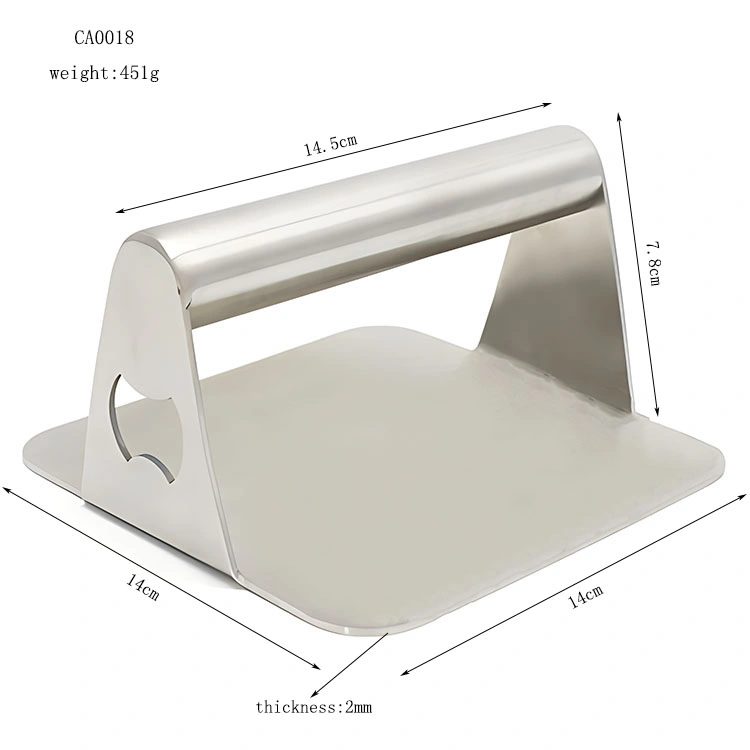 Stainless Steel Burger Press Hambuger Patty Maker BBQ Meat Press Tools