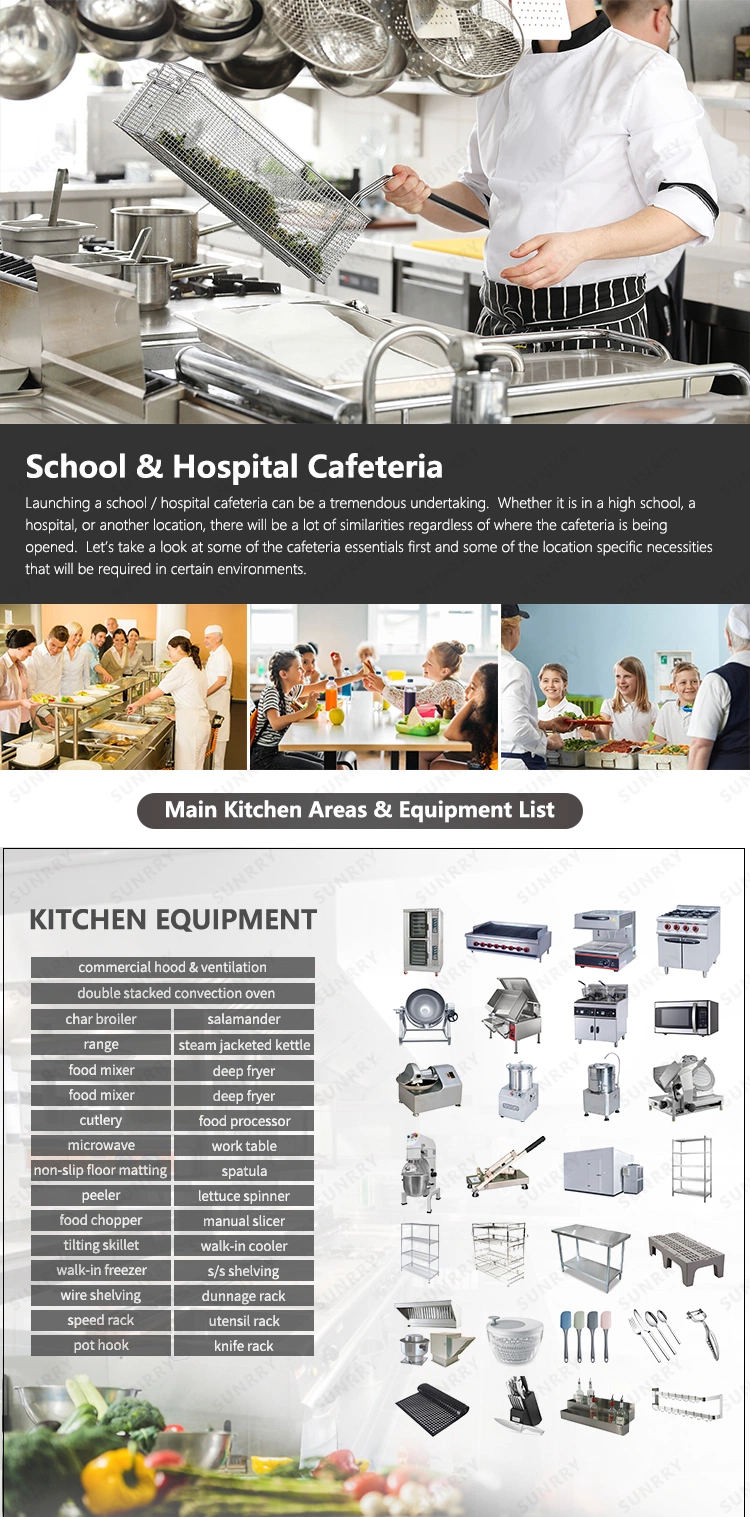 Design Hospital School Canteen Kitchen Equipment Cooking School Restaurant Project