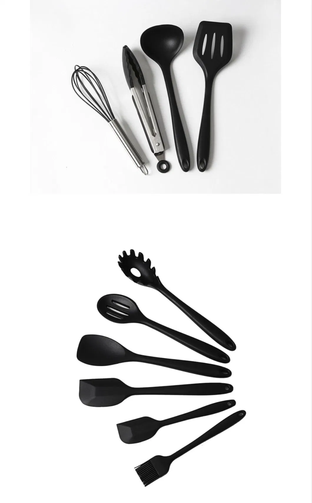 Food Grade Heat-Resistant Non-Stick Silicone Baking Cooking Tool Utensilios Accesorios 10PCS Kitchenware Set Utensil Set Cutlery