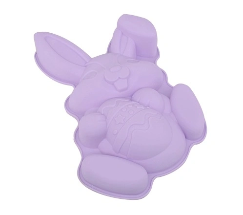 Big Size Food Grade Easter Rabbit Shape Silicone Moulds Homemade DIY Chocolate Cake Popular Silicone Moulds